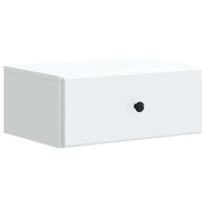 vidaXL Dulap de noapte suspendat Alb 49 x 34,5 x 20 cm Lemn prelucrat