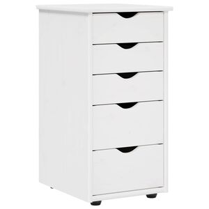 vidaXL Dulap Alb 34 x 39 x 61,5 cm Lemn de pin masiv