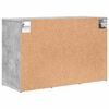 vidaXL Dulap pentru pantofi Gri beton 77,5 x 30 x 51 cm Lemn compozit