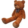 vidaXL Ursuleț de pluș moale de jucărie XXL, maro, 85 cm