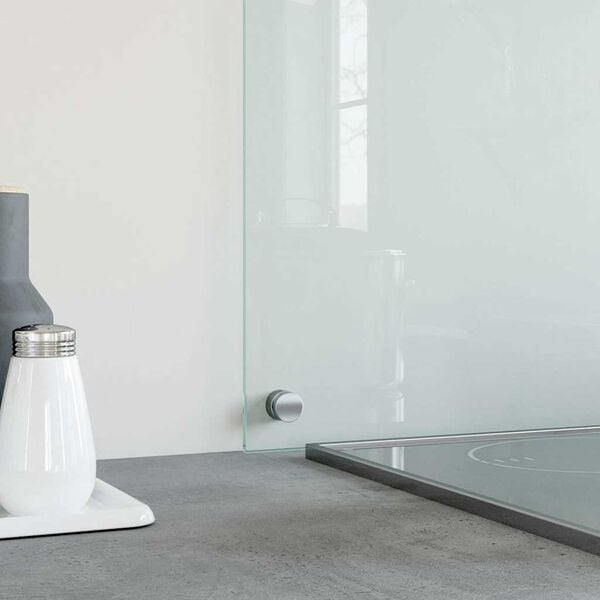 vidaXL Panou antistropi bucătărie transparent 70x60 cm sticlă securiz.