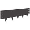 vidaXL Margine pentru gazon 20 buc. 100 x 30 cm Oțel Negru