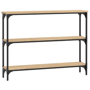 vidaXL Măsuță consolă, stejar sonoma, 100x22,5x75 cm, lemn prelucrat