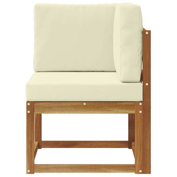 vidaXL Sofa Colțar pentru Exterior Lemn Solid de Acacia