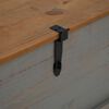vidaXL Cufă de depozitare HALDEN gri 91x48x47 cm lemn masiv de pin