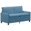vidaXL Canapea albastru 156 x 81 x 87,5 cm Țesătură