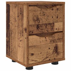 vidaXL Noptieră Lemn Vechi 30,5 x 30 x 43 cm Lemn prelucrat