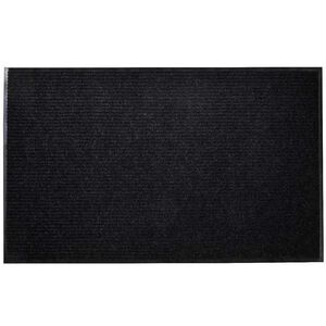 vidaXL Covoraș de ușă, negru, 90x60 cm, PVC