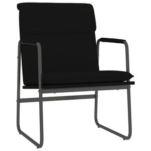 vidaXL Scaun de relaxare, negru, 55x64x80 cm, piele artificială