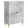 vidaXL Bufet Gri Beton 66 x 34,5 x 90 cm Lemn prelucrat
