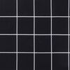 vidaXL Pernă bancă de grădină negru carouri, 180x50x7cm, textil oxford