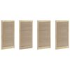 vidaXL Ușă de Dulap cu ușă 4 pcs natural 140.5 x 2 x 59.5 cm