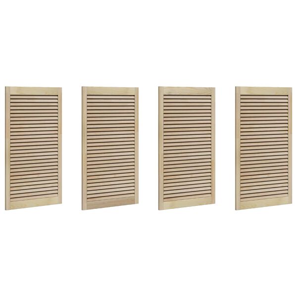 vidaXL Ușă de Dulap cu ușă 4 pcs natural 140.5 x 2 x 59.5 cm