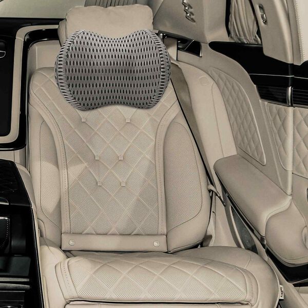 vidaXL Pernă pentru g&acirc;t Gri Spumă cu Memorie 31 x 22 x 13 cm