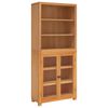 vidaXL Set de Mobilier pentru Depozitare cu raft cu ușă 2 buc. natural