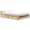 vidaXL Cadru de pat cu 4 sertare, 180 x 200 cm, lemn masiv de pin