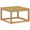 vidaXL Hocker de Exterior Lemn Solid de Acacia Alb 59 x 59 x 37 cm