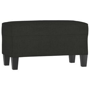 vidaXL Bancă, negru, 70x35x41 cm, textil