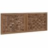vidaXL Tăblie cap Pe perete natural 120 cm Lemn solid de tec