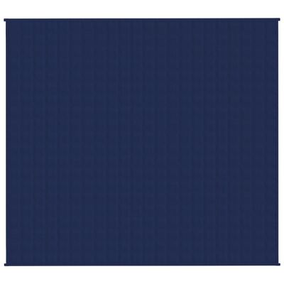vidaXL Pătură cu greutăți, albastru, 200x225 cm, 13 kg, textil