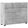 vidaXL Bufet FLORIN Gri din beton 88,5 x 30,5 x 73 cm Lemn compozit