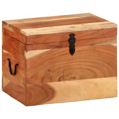 vidaXL Cutie de depozitare, 39x28x31 cm, lemn masiv de acacia