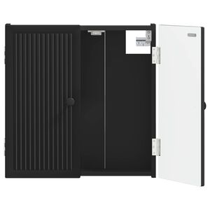 vidaXL Cabinet pentru ținte de darts EDE Negru 52,5 x 10,5 x 53,5 cm