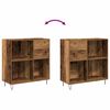 vidaXL Dulap pentru discuri de vinil Lemn vechi 85 x 38 x 89 cm