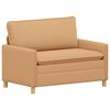 vidaXL Canapea Bej 126 x 81 x 87,5 cm Țesătură