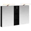 vidaXL Set dulap baie 3 buc. 100 x 10,5 x 60,5 cm Lemn prelucrat
