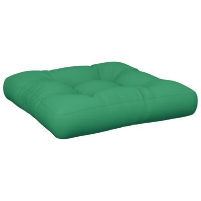 vidaXL Pernă de paleți, verde, 50x50x12 cm, material textil
