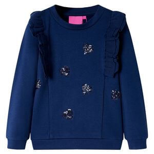 vidaXL Bluzon pentru copii, bleumarin, 104