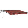 vidaXL Cadru manual de marchiză cu LED-uri 3,5 x 2 m