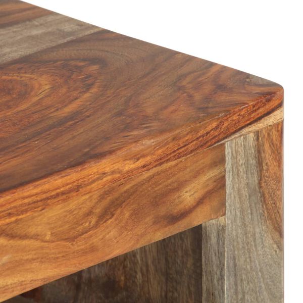 vidaXL Set cu unitate TV, 4 piese, lemn masiv