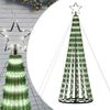vidaXL Pom de Crăciun LED 275 LED-uri Alb Rece 180 cm