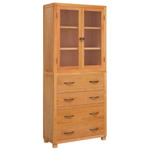 vidaXL Set de Mobilier pentru Depozitare cu sertar 2 buc. natural