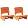 vidaXL Scaune grădină 2 buc maro ceară 60x64x70,5 cm lemn masiv de pin