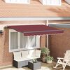 vidaXL Cortina Retractabilă Burgundy 350 x 200 x 165 cm țesătură