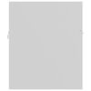 vidaXL Set mobilier de baie, alb, lemn prelucrat