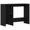 vidaXL Birou Stejar Negru Lemn prelucrat 102,5 x 35 x 75 cm