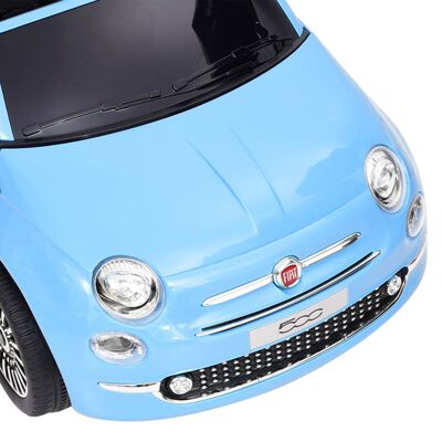 vidaXL Mașină electrică pentru copii Fiat 500, albastru