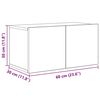 vidaXL Set comodă TV 4 pcs stejar artizanal 30.5 x 30 x 60 cm