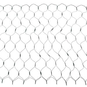 vidaXL Plasă cu LED-uri Verde &icirc;nchis