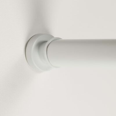 Sealskin Bară pentru perdea de duș telescopică, alb, 125-220 cm