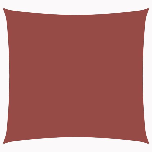 vidaXL Parasolar din țesătură oxford, pătrat, 3,6 x 3,6 m, cărămiziu