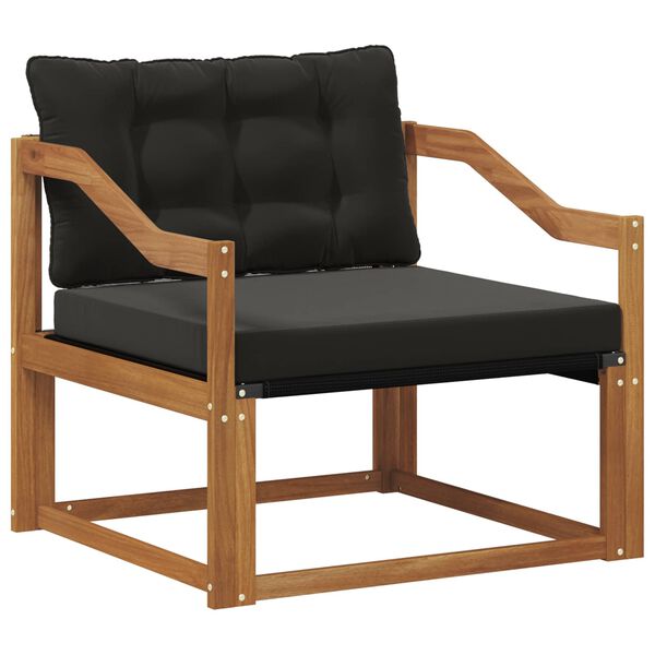 vidaXL Set de canapele de exterior Lemn solid de Acacia și Textilene