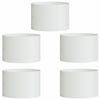vidaXL Inele pentru vaze 5 pcs Alb 30 x 30 x 20 cm