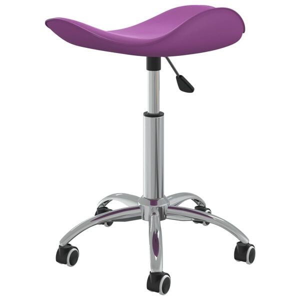vidaXL Scaun pentru salon spa, violet, piele ecologică