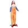 vidaXL Clovn &icirc;nfricoșător de Halloween SPOOKA Galben și Albastru