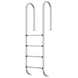 vidaXL Scară de piscină, 54x38x184,5 cm, oțel inoxidabil 304